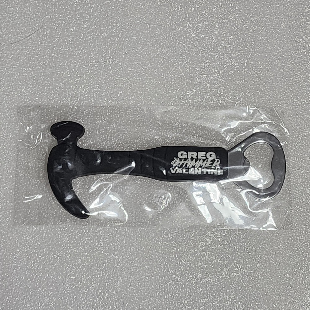 Pro Wrestling Crate Greg The Hammer Valentine Bottle Opener 5 Inch Black New